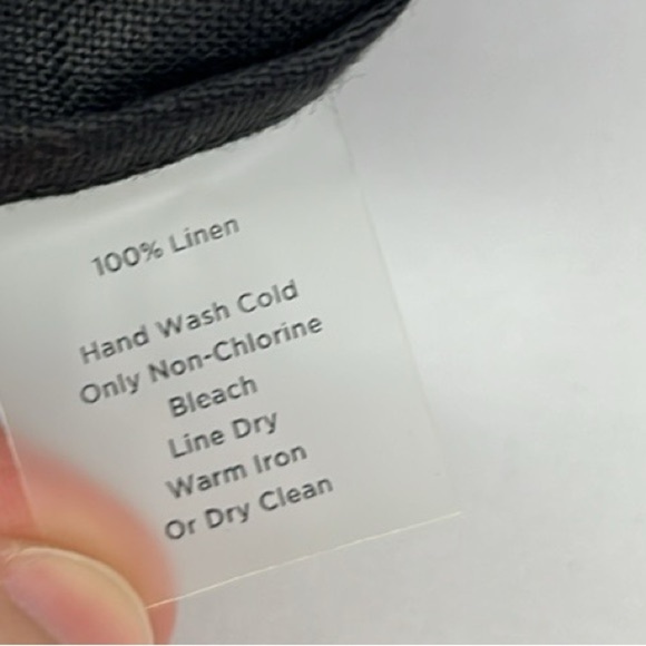 Talbots New Women’s 20 Pure Irish 100% Linen Quarter Sleeve Button Up Top - Picture 7 of 7